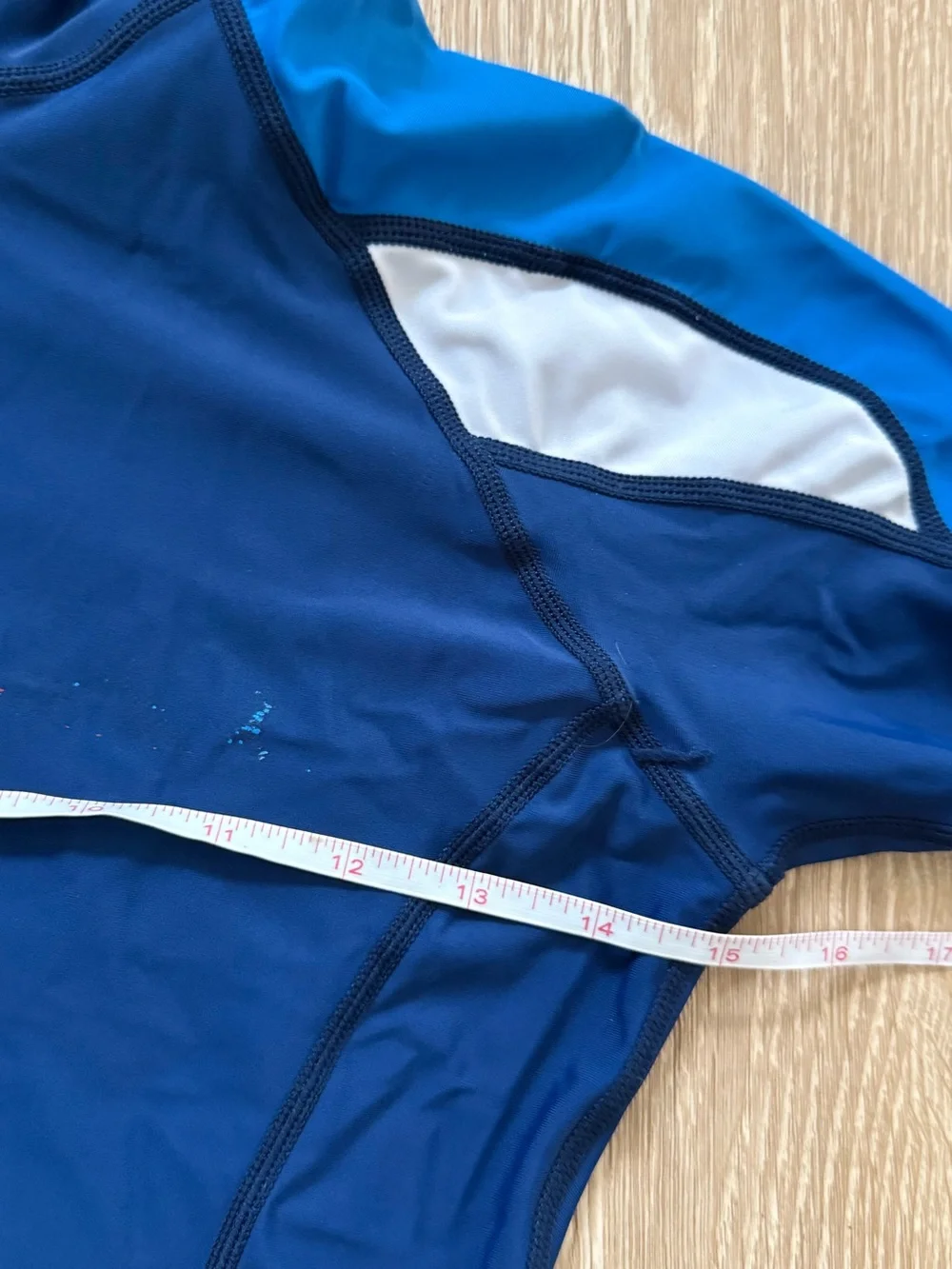 Medium Boys Blue Dive & Sail Full Body Rashguard - Good Condition